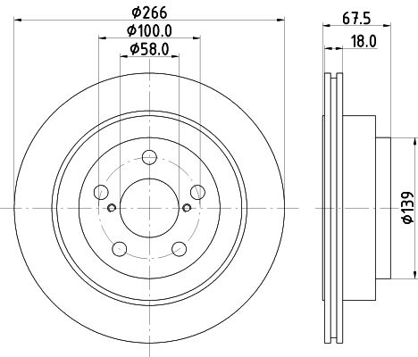 HELLA PAGID Jarrulevy 8DD 355 112-341